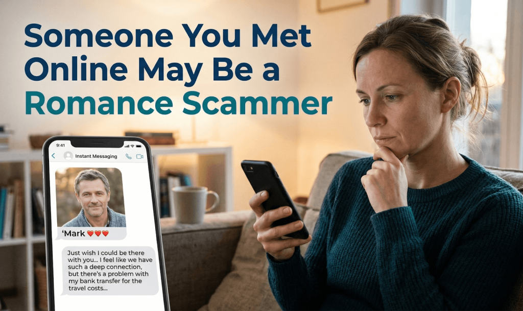 Learn the key warning signs of online romance scams and protect yourself from emotional and financial harm this festive season.